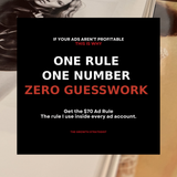The $70 Rule > Your No-BS Ad Kill Switch