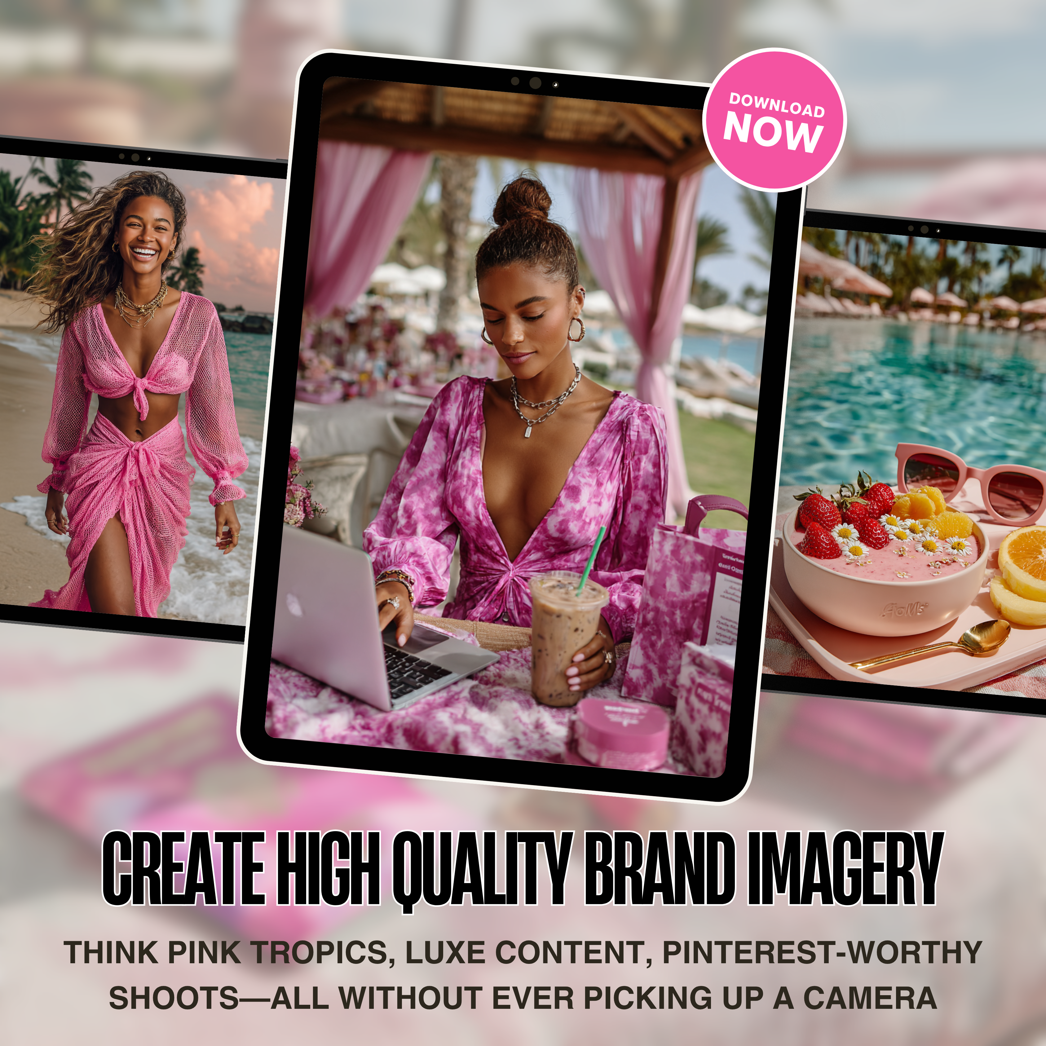 50+ Hot Tropics MidJourney Prompt Pack