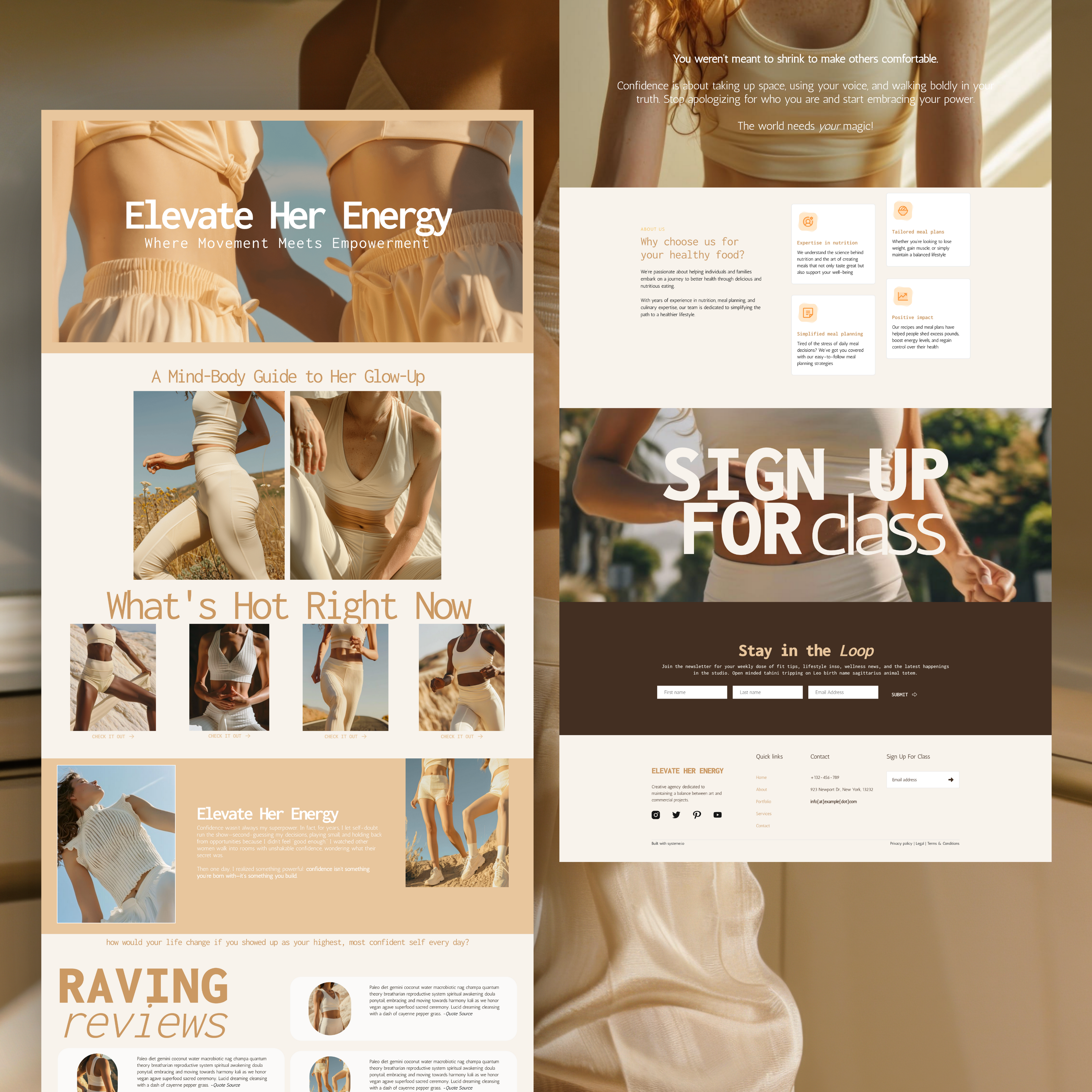 Faceless Fitness Systeme.io Funnel