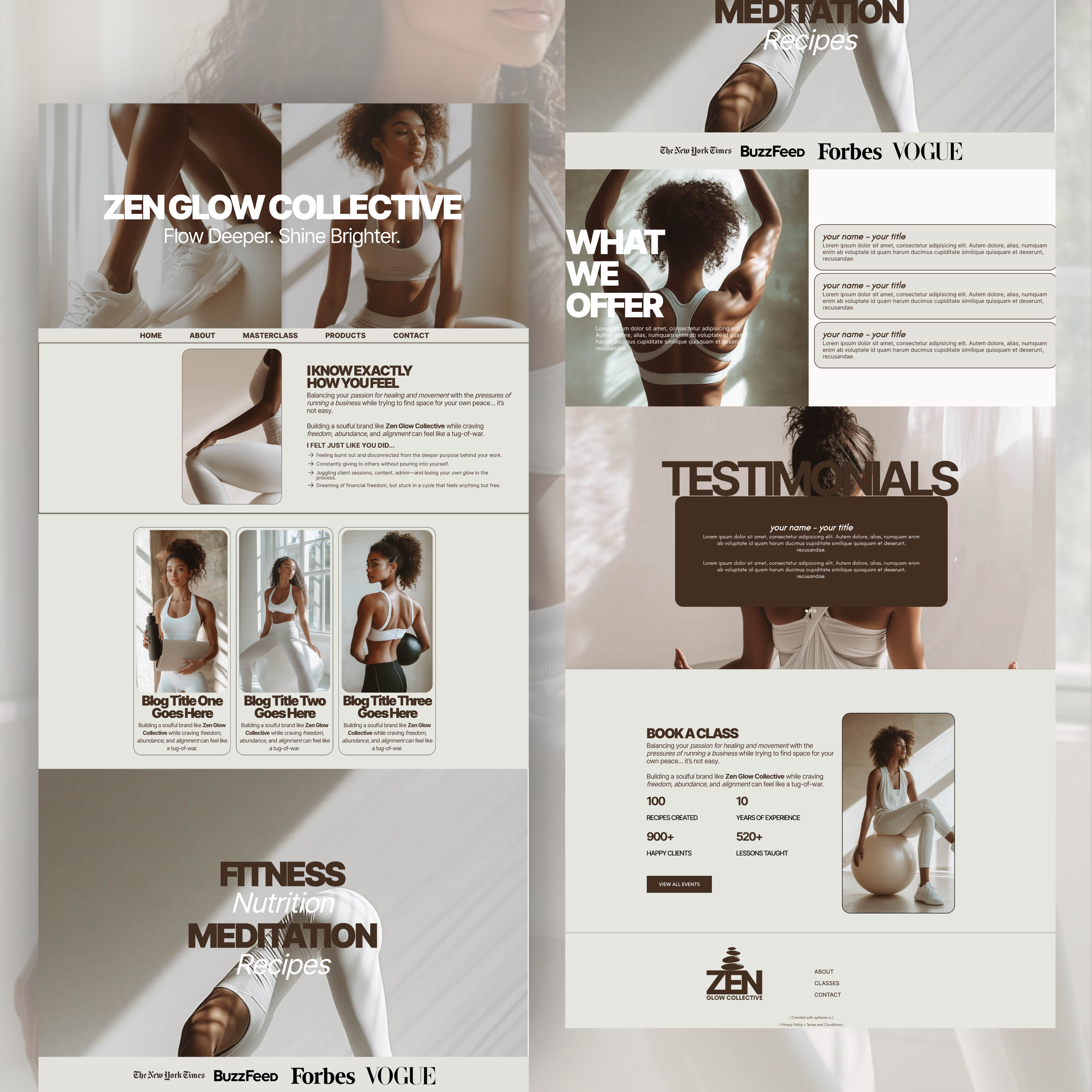 Melanin Fitness Systeme.io Funnel