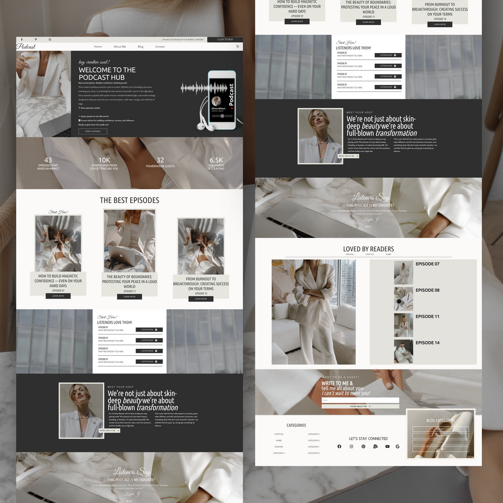 The Minimal CEO Podcast Systeme.io Funnel