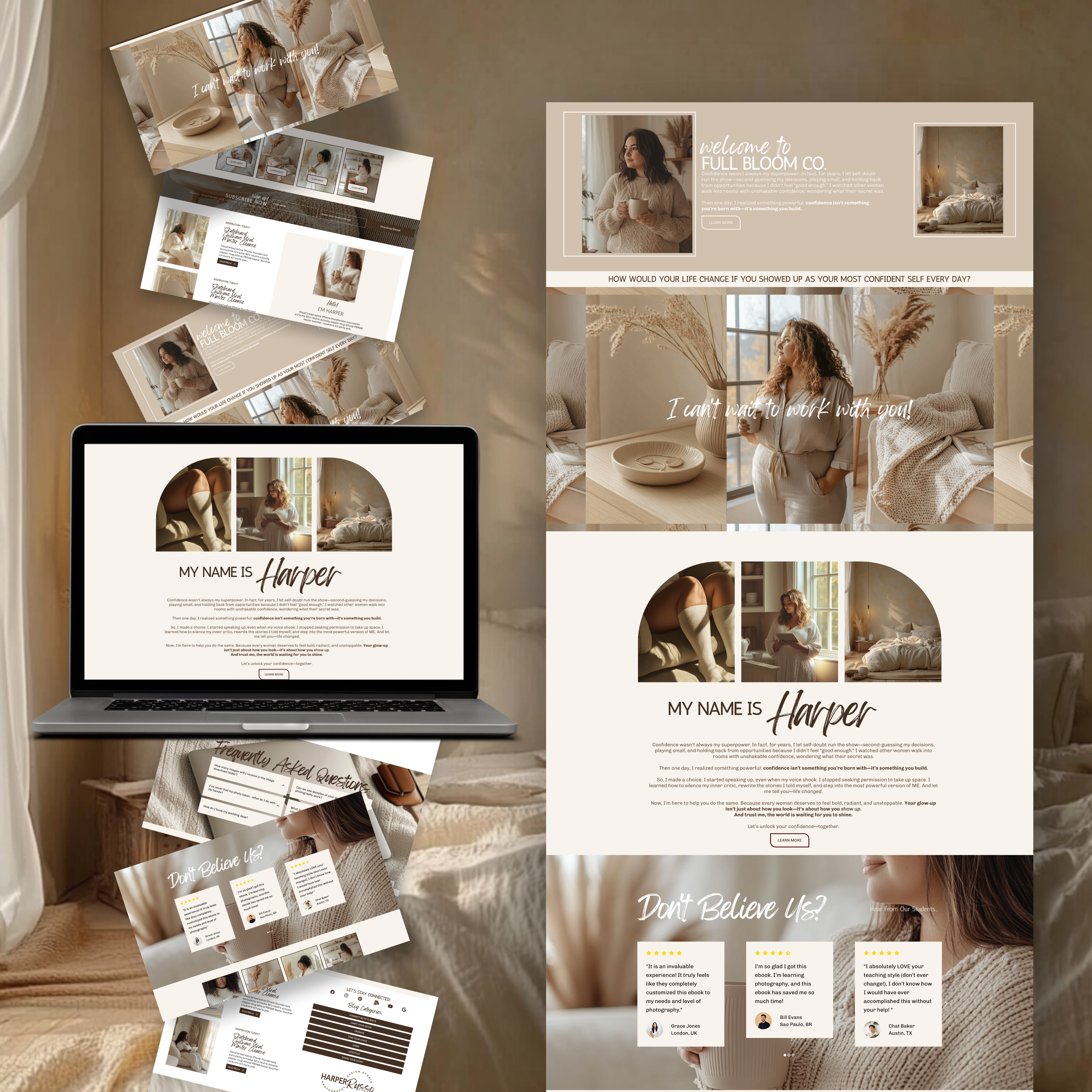 Full Bloom Boho Systeme.io Funnel