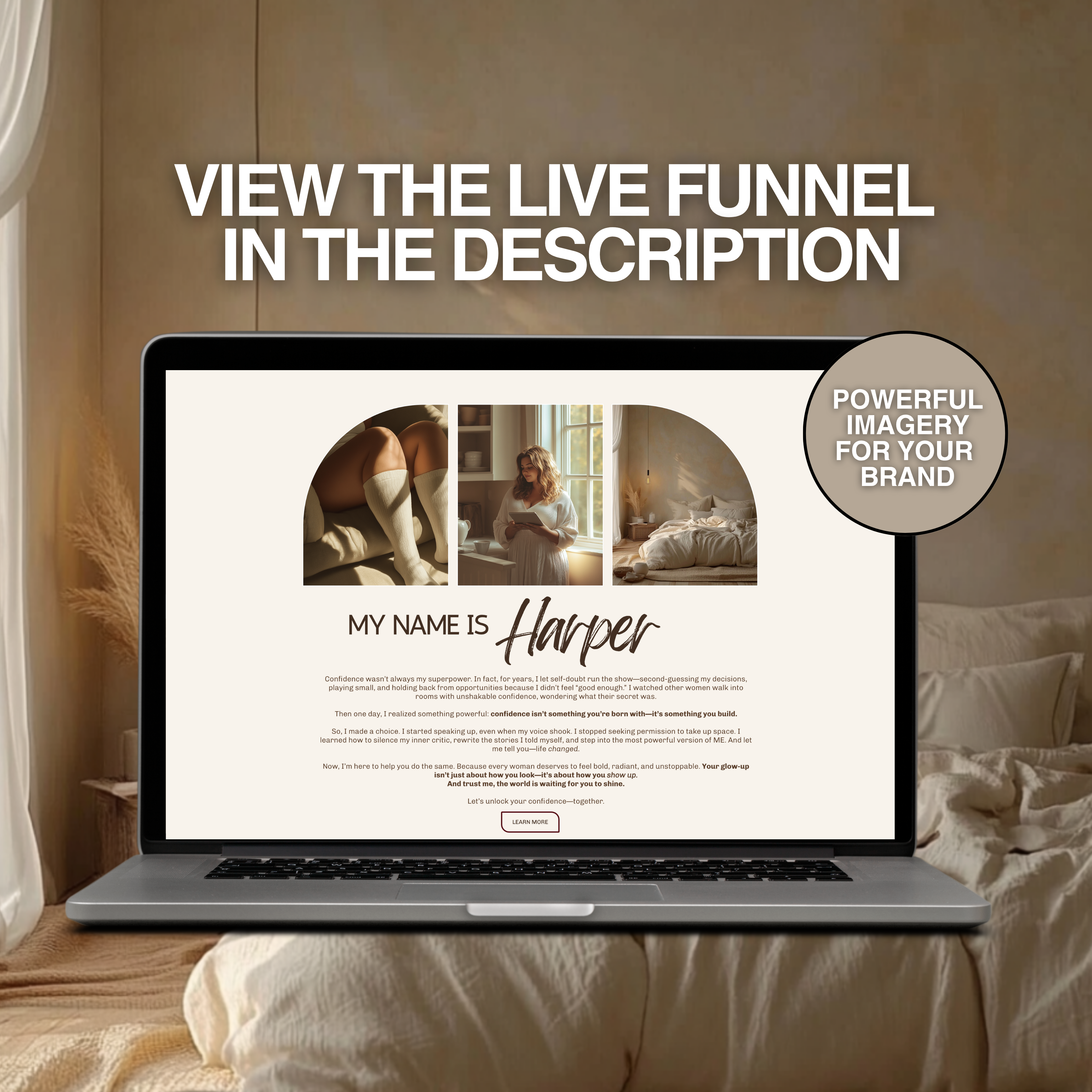 Full Bloom Boho Systeme.io Funnel