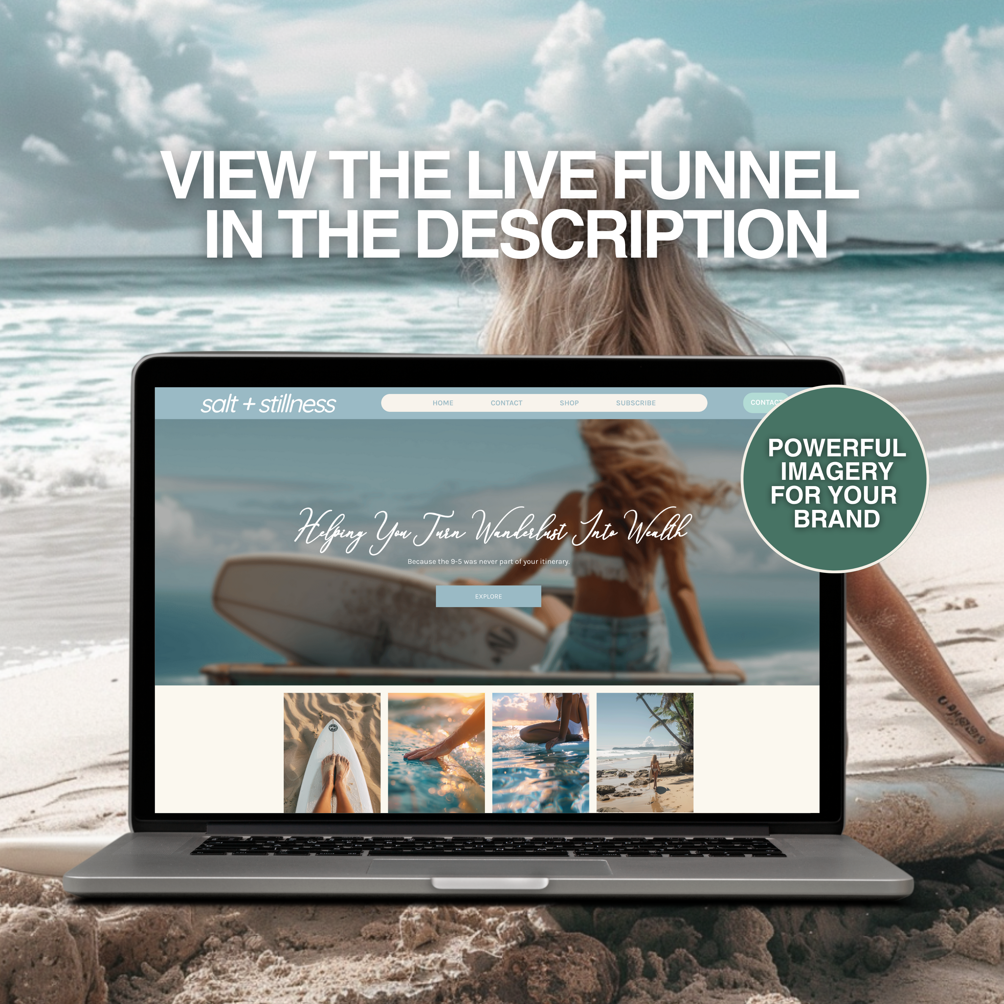 Salt & Stillness Systeme.io Funnel