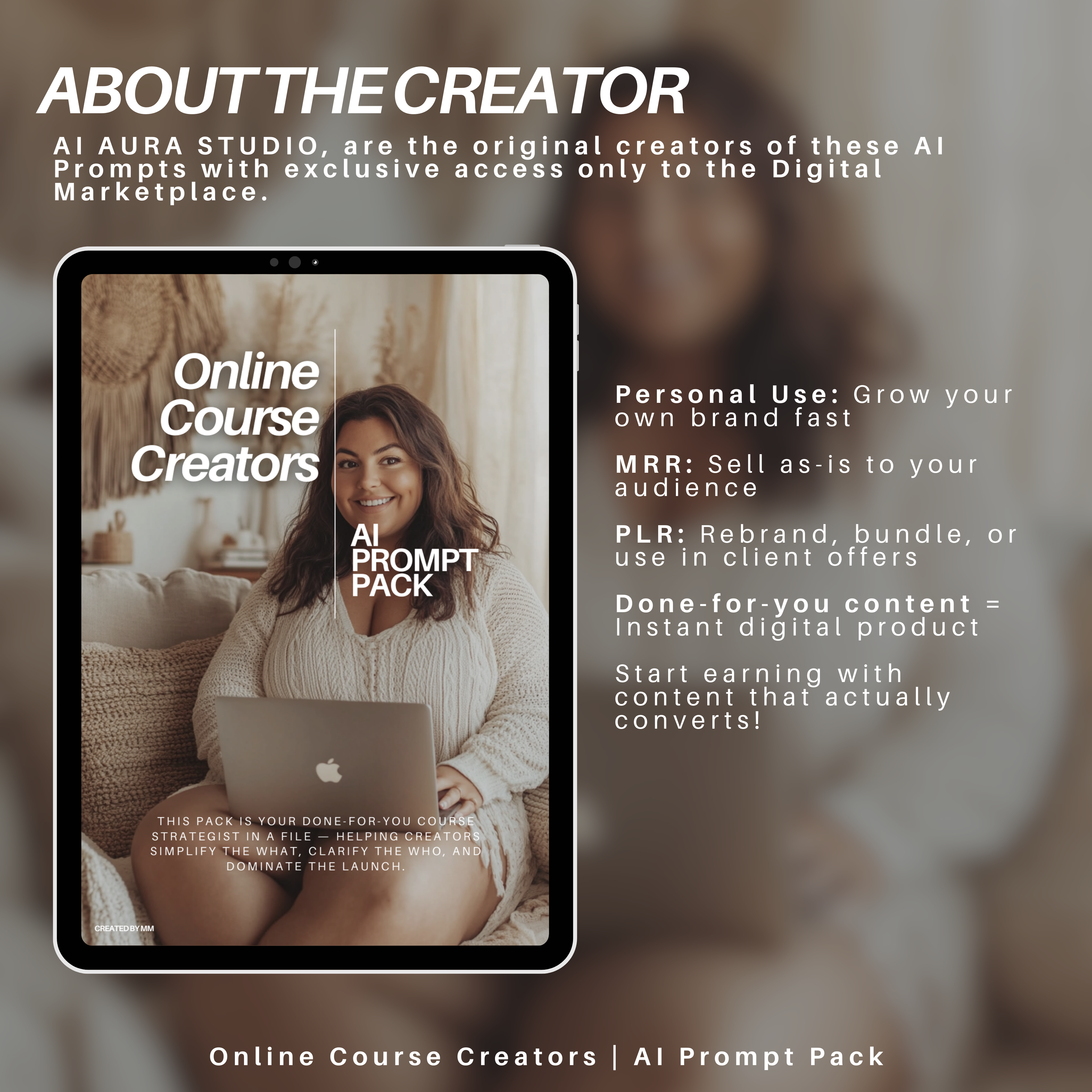 120+ Online Course Creator Prompts | Sales Page + Content Prompts