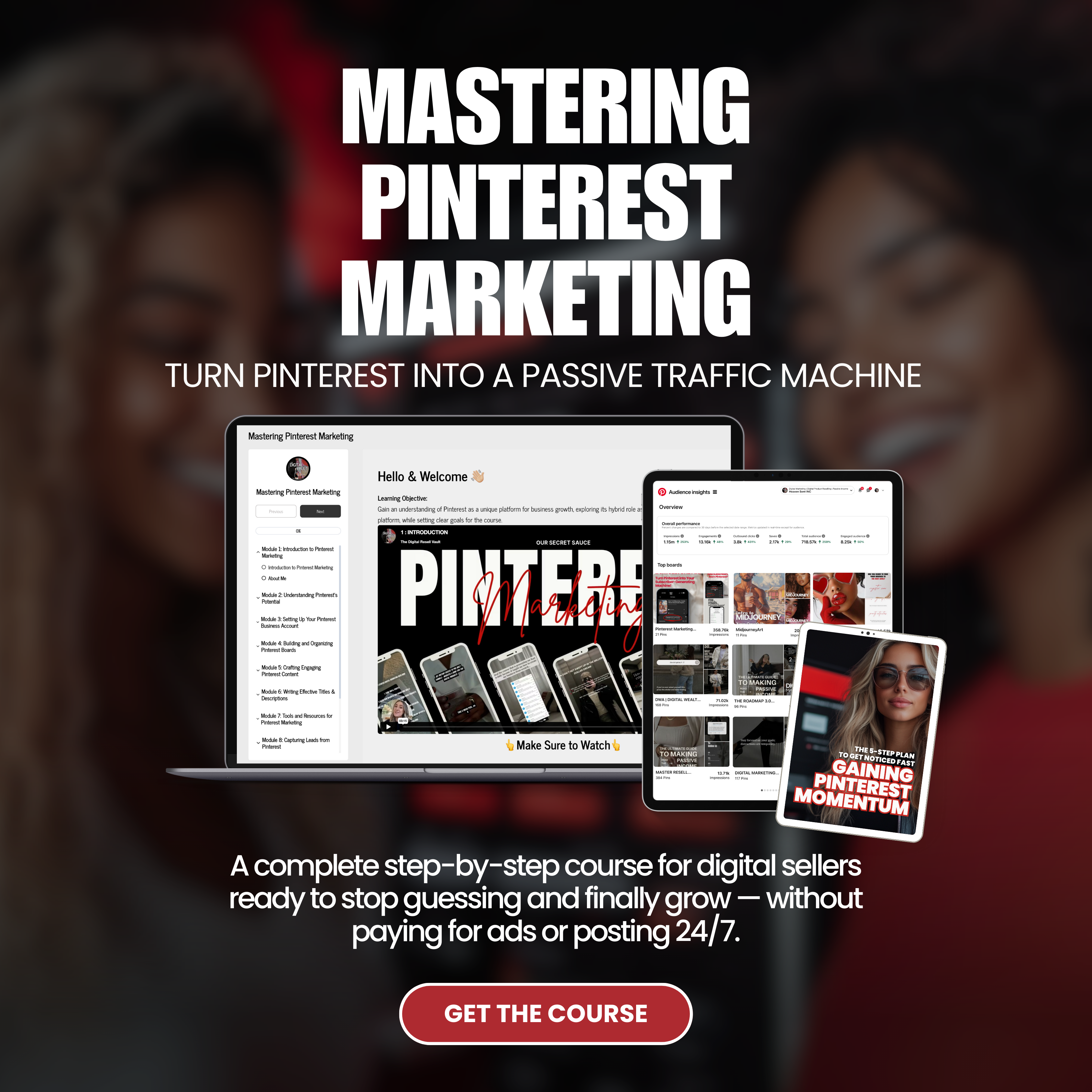 Pinterest Marketing Course | Grow Traffic & Sales Fast