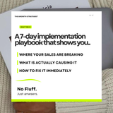 The Conversion Playbook > High Traffic > Low Sales