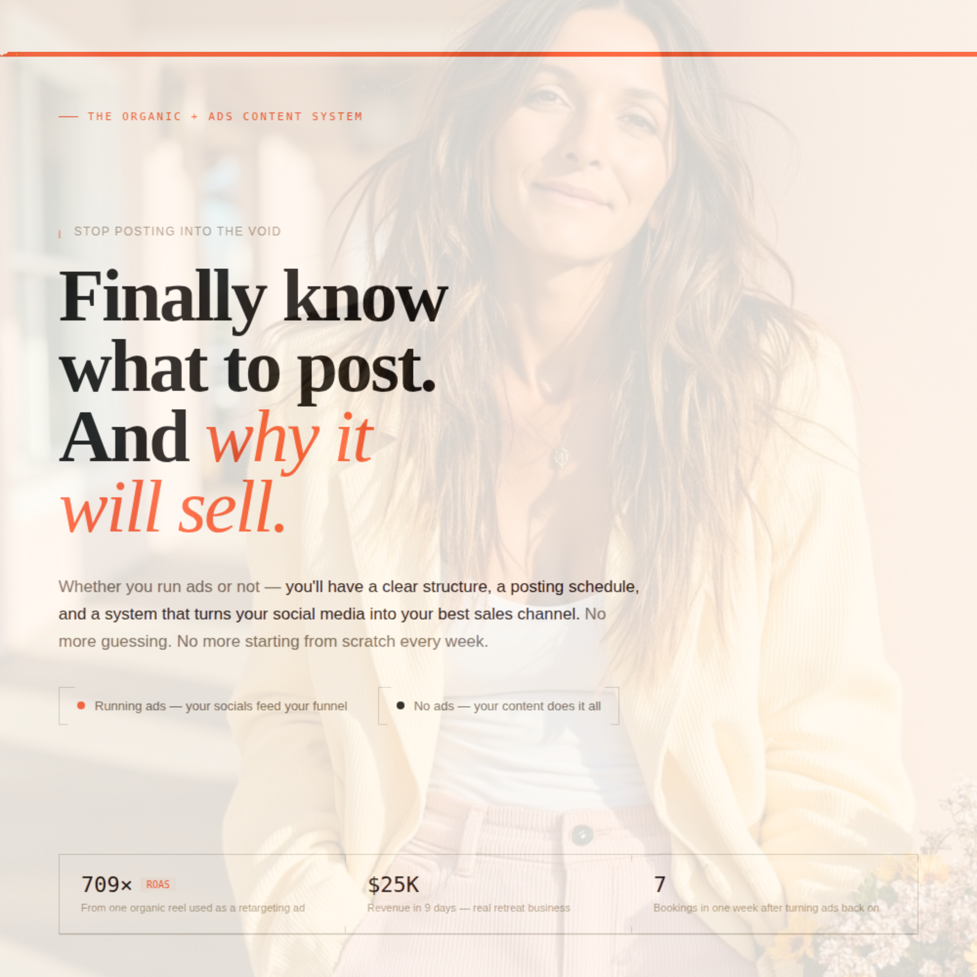 The Organic + Ads Content System