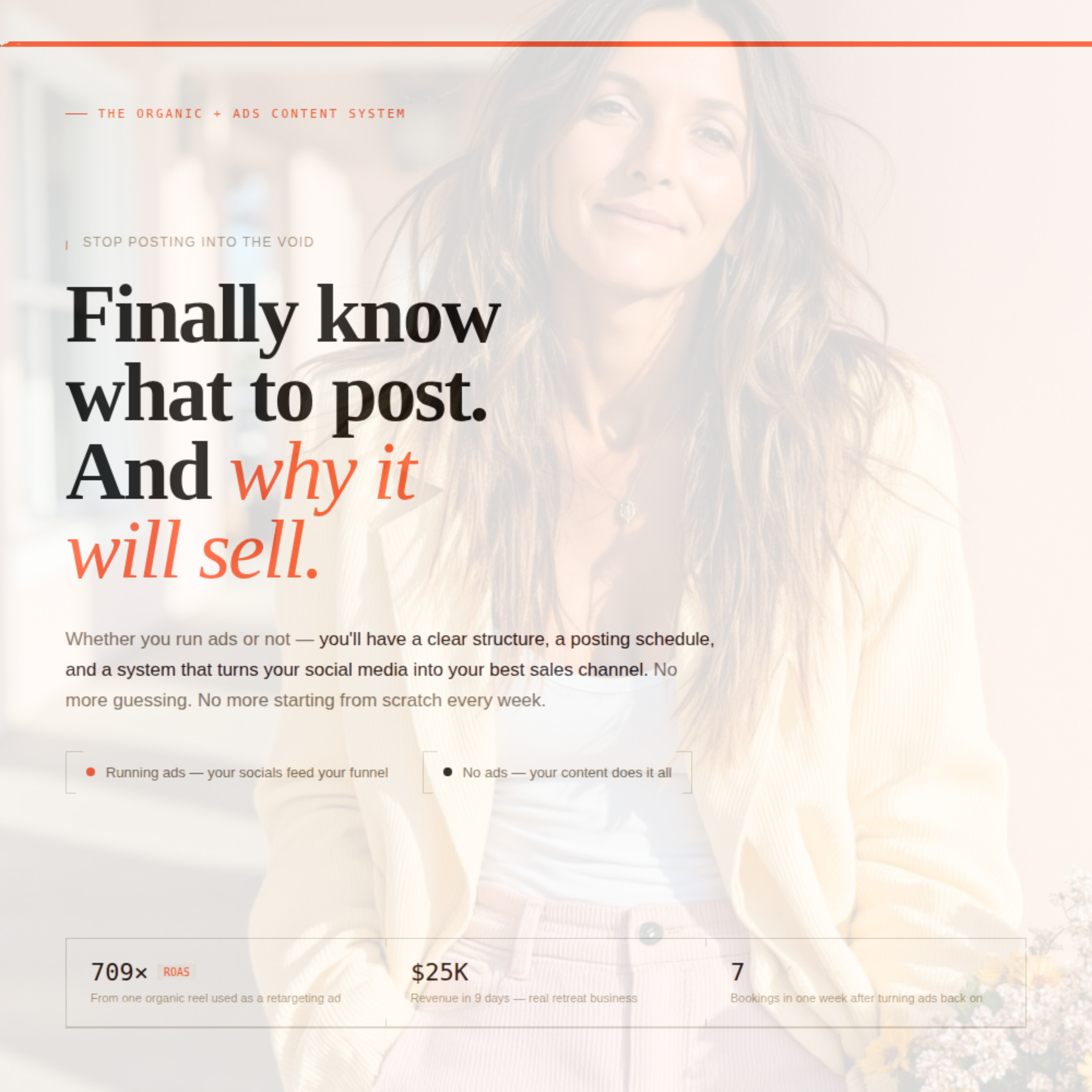 The Organic + Ads Content System