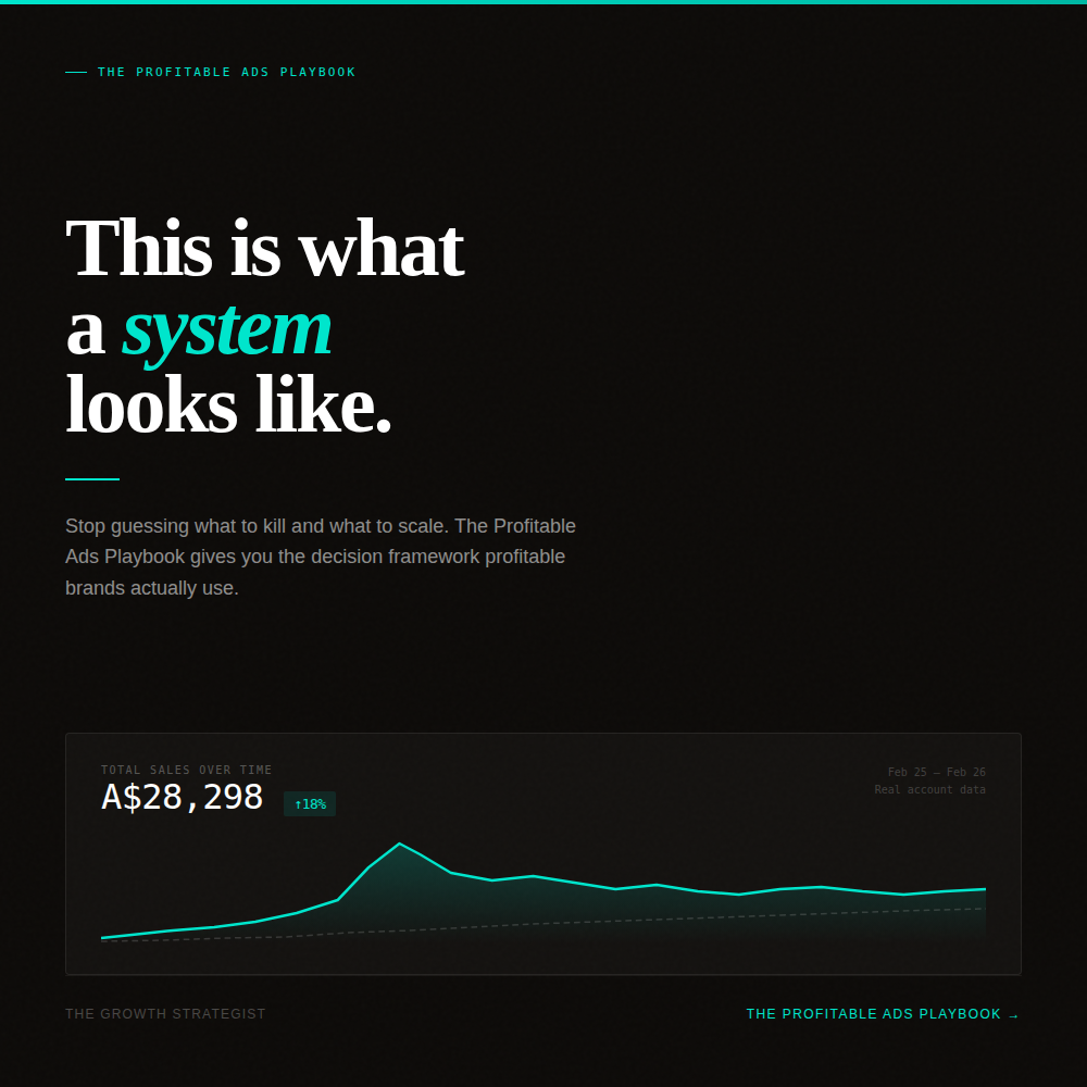 The Profitable Ads Playbook