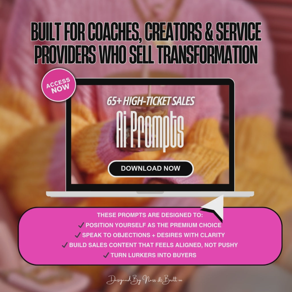 High-Ticket Sales AI Prompt Pack