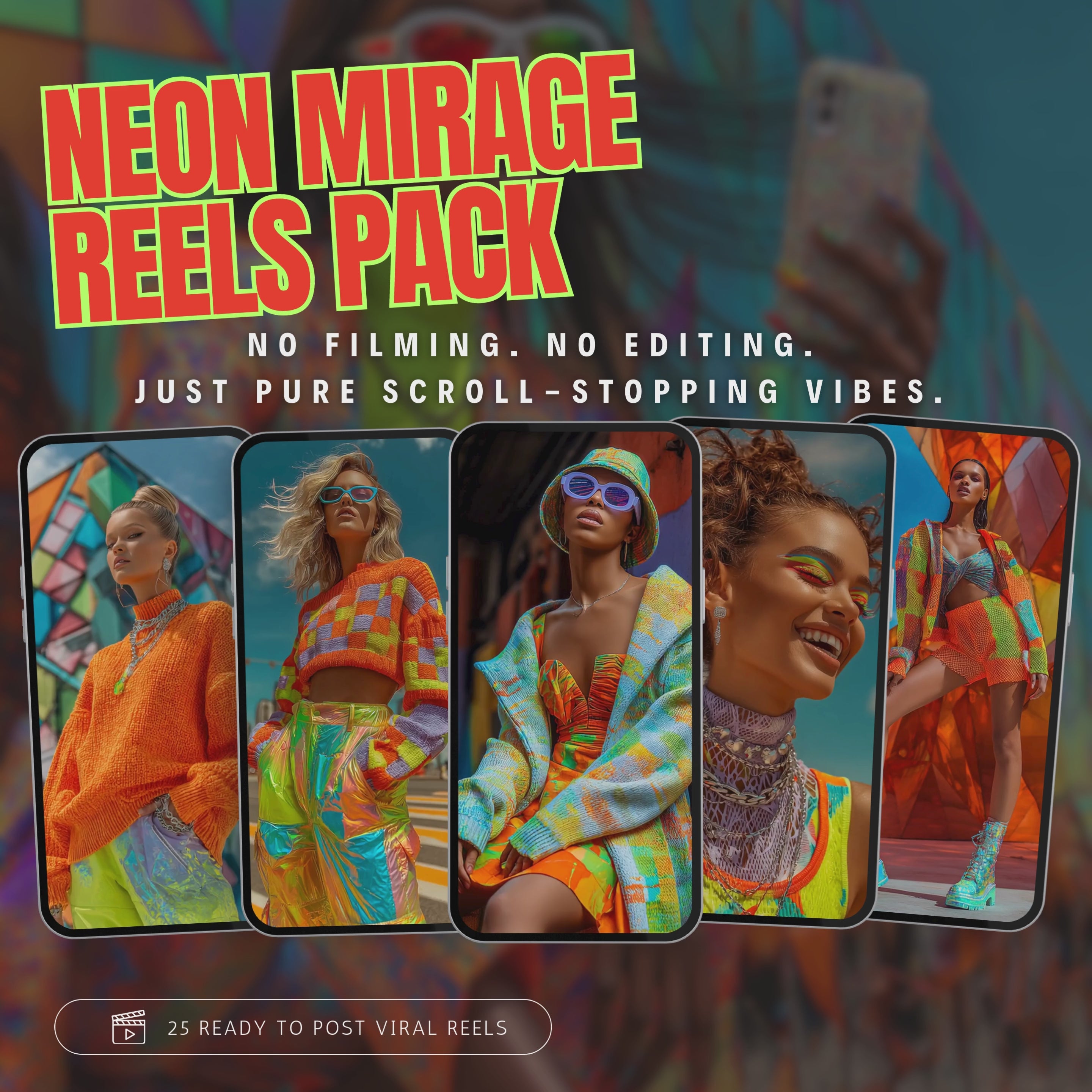 Neon Mirage Reels Pack