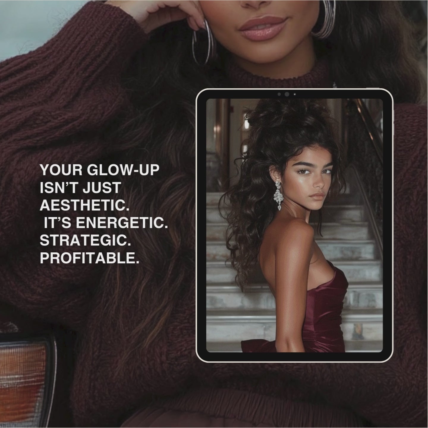 Burgundy Ambition | CEO Aesthetic AI Image Pack