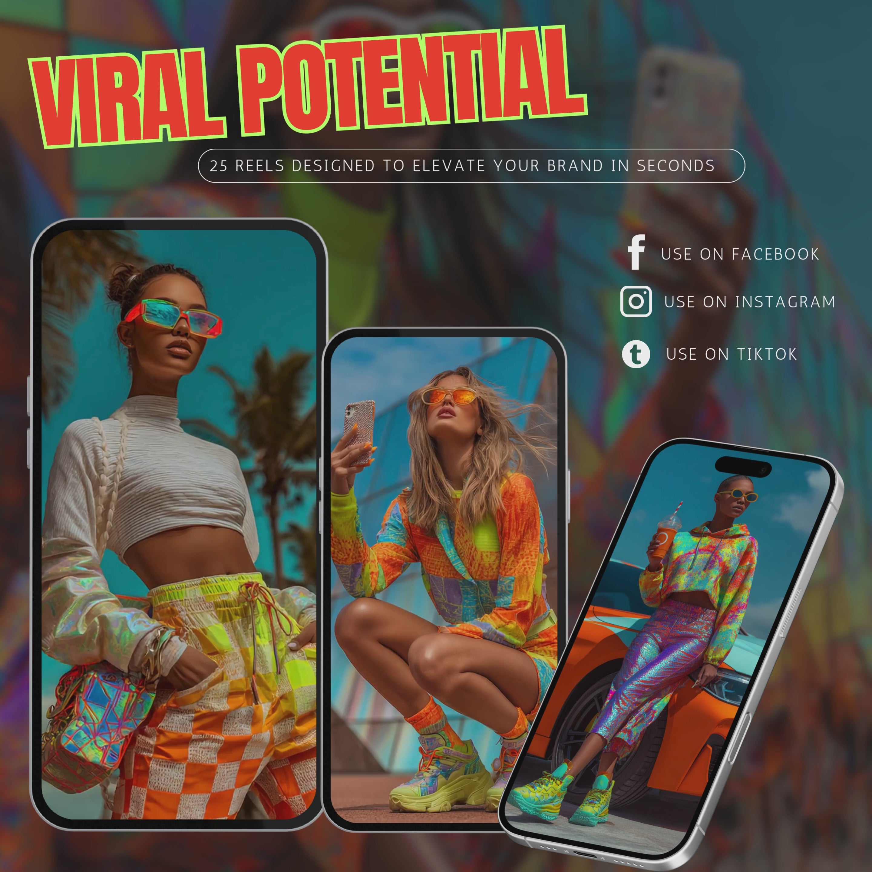 Neon Mirage Reels Pack