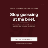 Creative Brief Framework